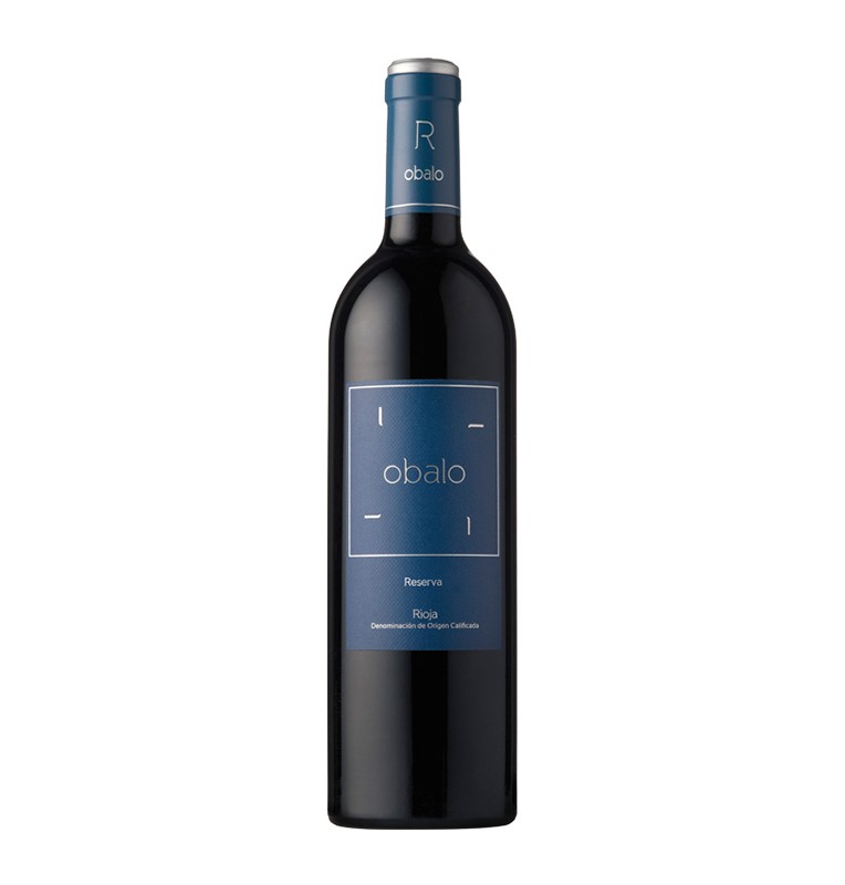 Bouteille de vin rouge Obalo Reserva 2014, appellation Rioja de Bodegas Obalo