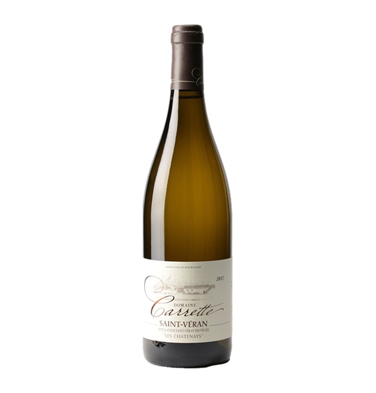 Bouteille de vin blanc Saint-Véran 2018 Les chatenays du Domaine Carrette